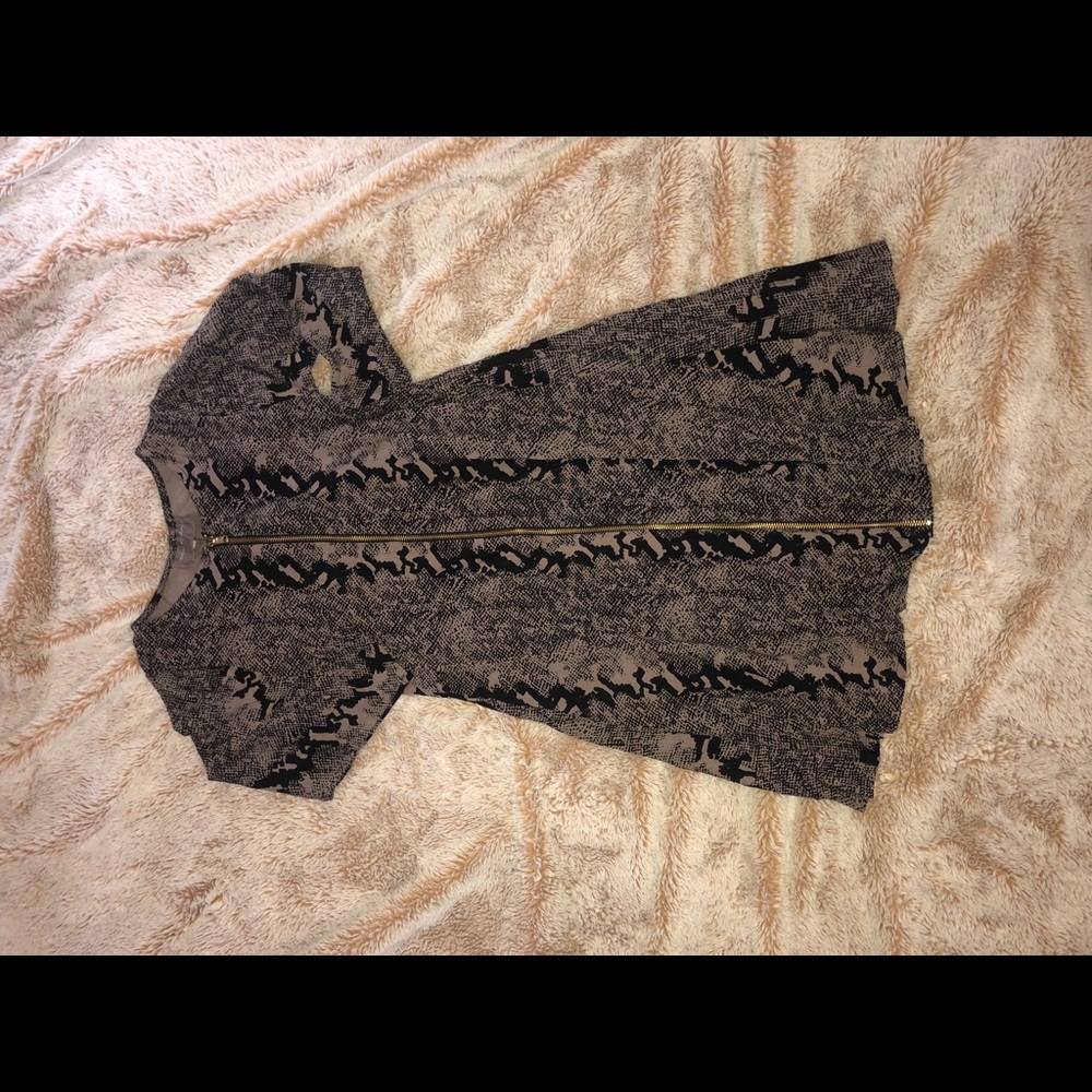 snake skin dress